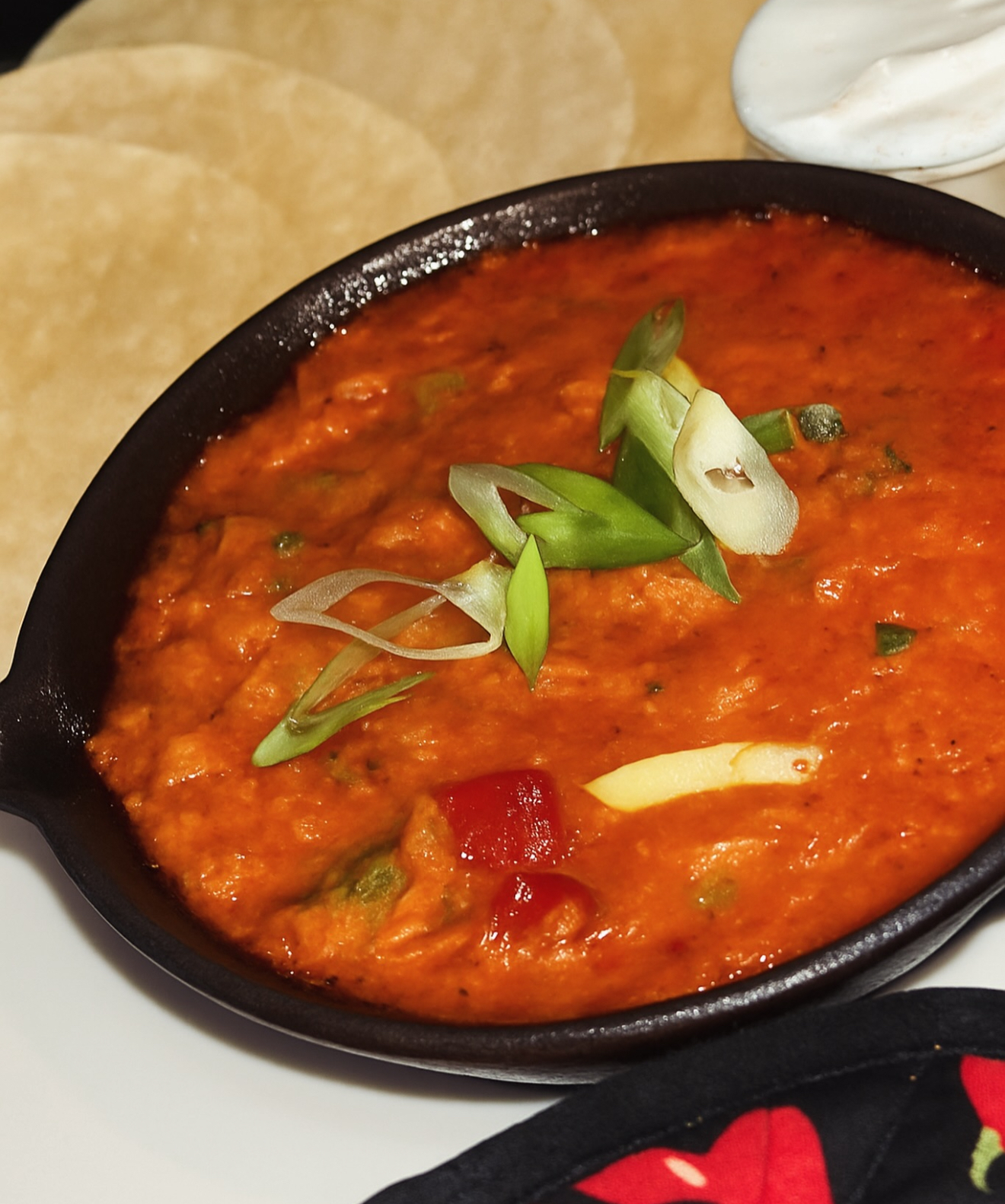 Eastwood's Fire in a cast-iron skillet